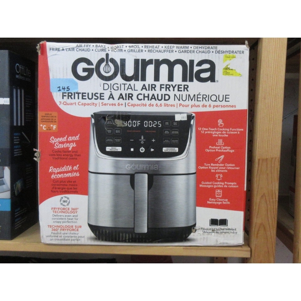 Gourmia Digital  Air Fryer - 7 QT / 6.6 L