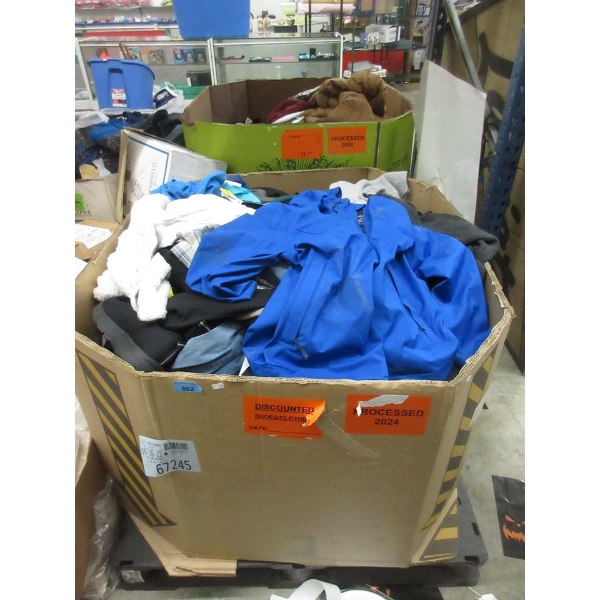 Skid of Overstock & Customer Return Clothing - As Is