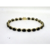 Image 1 : 14KT Yellow Gold Sapphire Bracelet