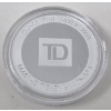 Image 2 : 1 Oz .9999 Silver Year of the Rabbit TD Bank Round 