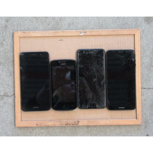 4 Assorted Preowned Huawei Smartphones