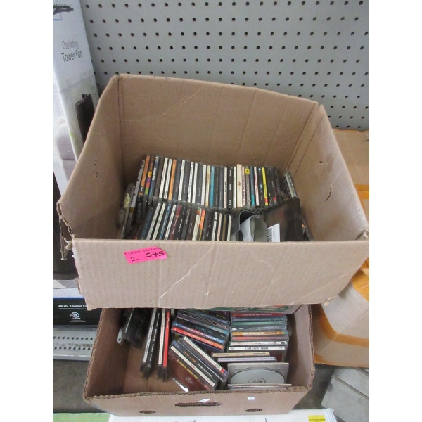 Approximately 100 Preowned Music CD's - As Is 