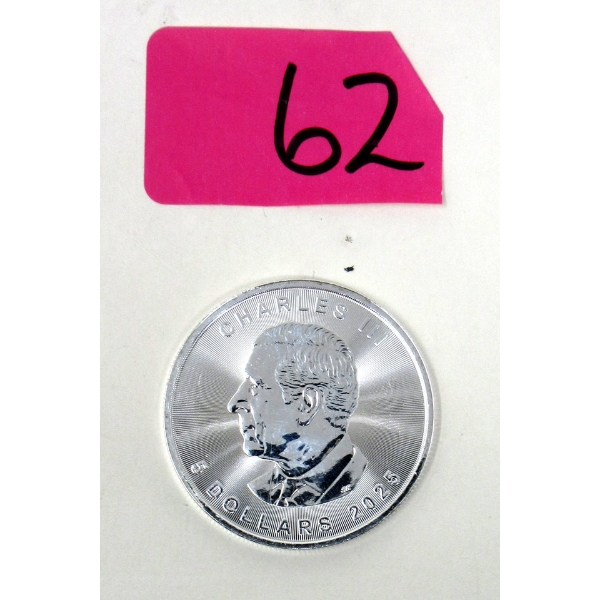 EARLY RELEASE First Mint 1 Oz .9999 Silver 2025 Maple Leaf Coin 