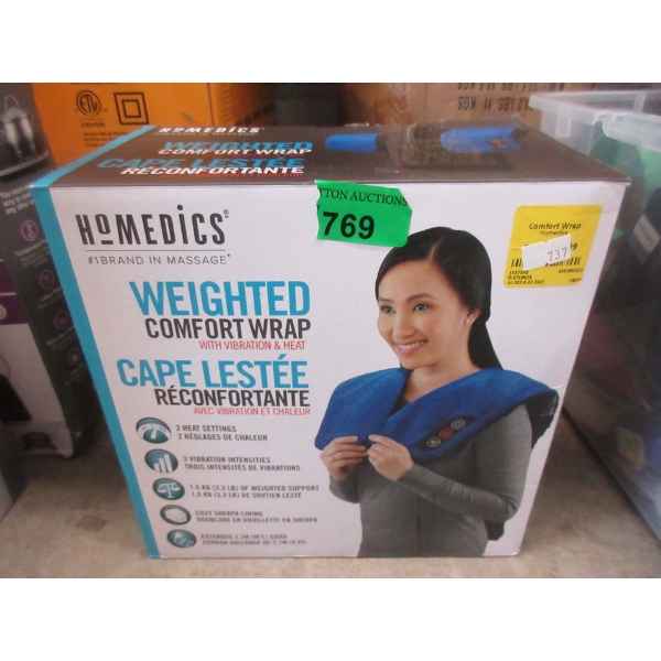 Homedics Heated Vibrating Comfort Wrap