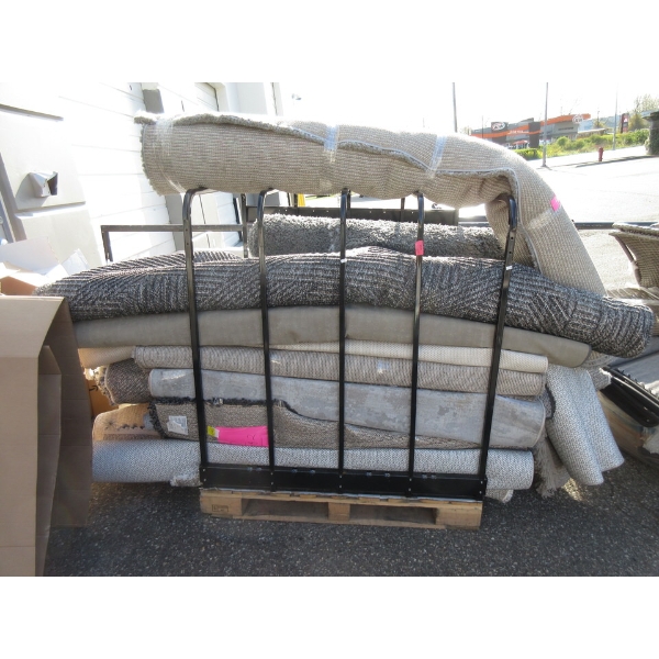 Skid of Assorted Customer Return Carpets- As Is