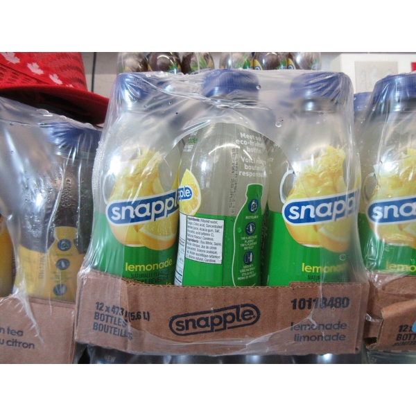 4 Cases of Snapple "Lemonade" Beverage