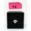 Image 3 : New Green Amethyst & Diamond Ring