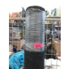 Image 1 : 5' x 7' Black Ribbed Entrance Mat - No Rubber Backing