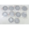 Image 1 : 10 x Silver Clad 2024 Donald Trump 45th President Rounds 
