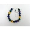 Image 1 : New Sterling Silver Gemstone Bead Bolo Bracelet