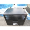 Image 1 : Black 2 Drawer Night Stand / End Table