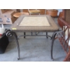 Image 1 : Metal Patio End Table - 28" x 28" x 24" tall