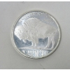 Image 1 : 1 Oz .999 Silver Indigenous/Buffalo Round 
