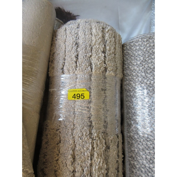 7' x 9' Grey Patterned Low Pile Area Carpet 