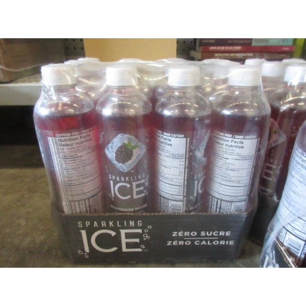 3 Cases of Sparkling Ice Zero Sugar Beverage
