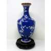 Image 1 : Vintage 10" Tall Cloisonné Vase -5" Diameter