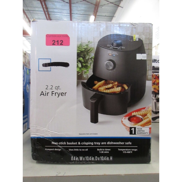 Mainstays 2.2 Quart Air Fryer - 2.2 Quart