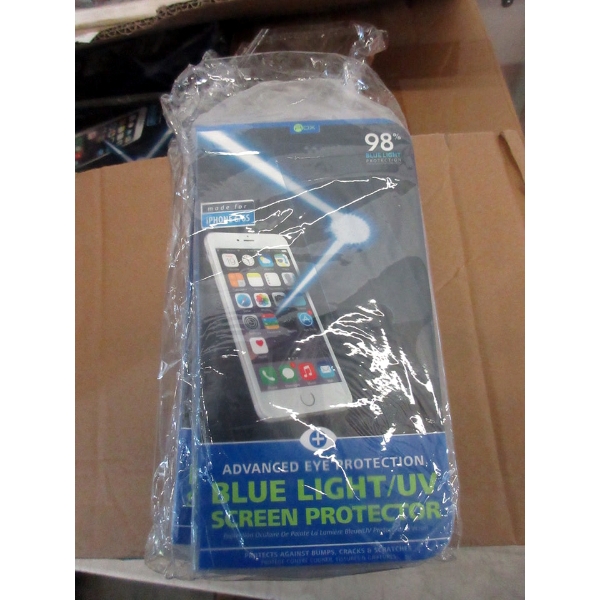 Case of 384 New Blue Light UV Screen Protectors