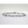 Image 1 : Amethyst & Diamond Tennis Bracelet 