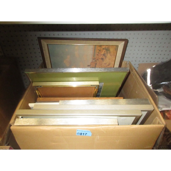 Large Box of Assorted Framed Art & Pictures 