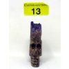 Image 1 : 98.7 Gram Amethyst Gemstone 3D Skull