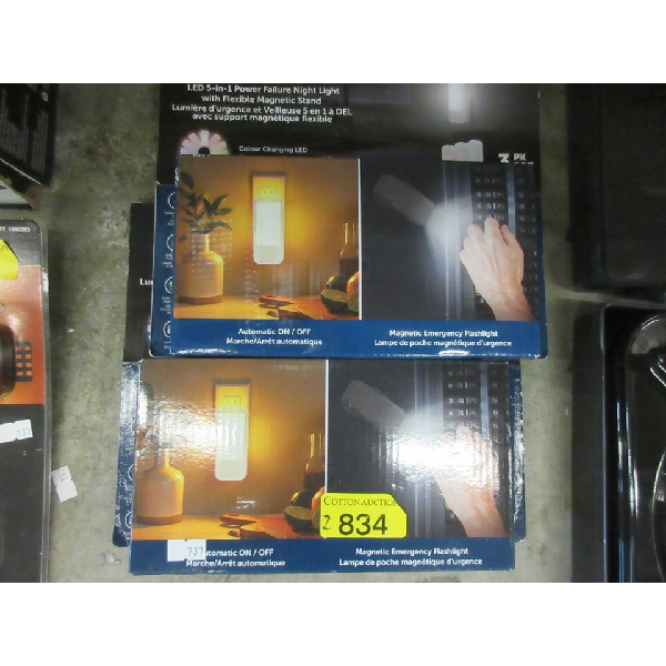 2 LED Power Failure 5-in-1 Night Lights