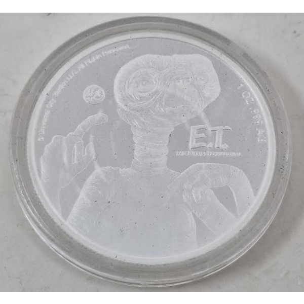 1 Oz .999 Silver E.T. 40th Anniversary Coin
