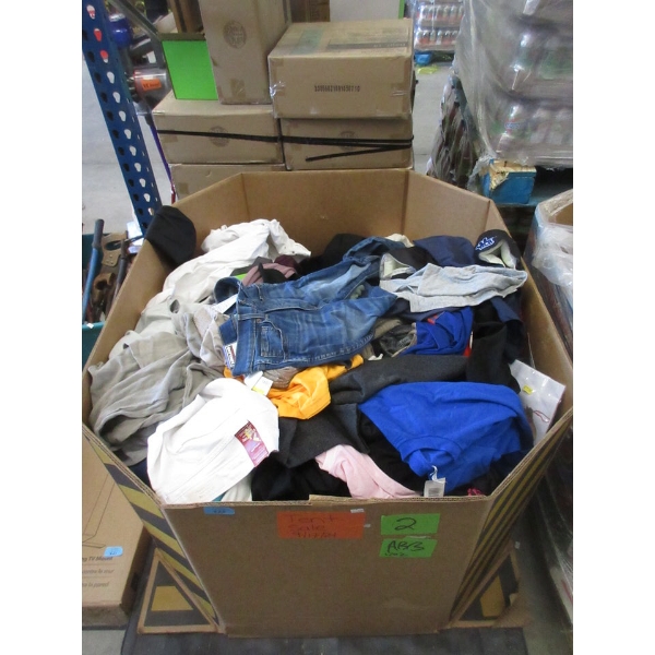 Skid of Overstock & Customer Return Clothing - As Is