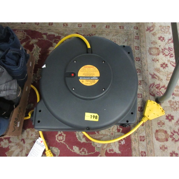 New Heavy Duty Extension Cord & Reel - Swivel Bracket
