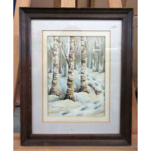 Original watercolor by M.S. Thomas