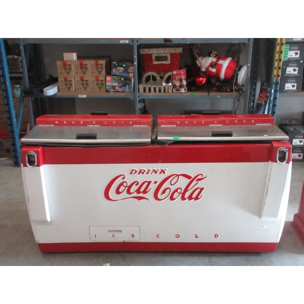 1950s Commercial 4 Bay Electric Coca-Cola Cooler