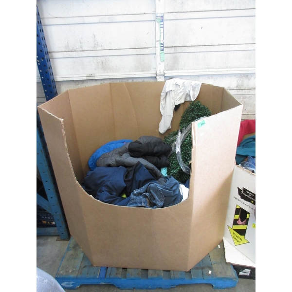 Skid of Overstock & Customer Return Clothing - As Is