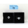 Image 1 : Blue Topaz & Diamond Ring & Pear-Cut Blue Topaz & Diamond Ring