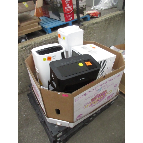 Skid of Air Conditioners & 1 Water Cooler