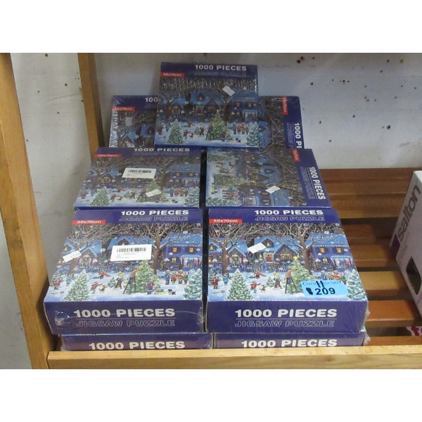 11 New 1000 Piece Jig Saw Puzzles