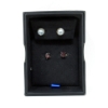 Image 2 : 2 New Pairs Sterling Silver Gemstone Earrings 