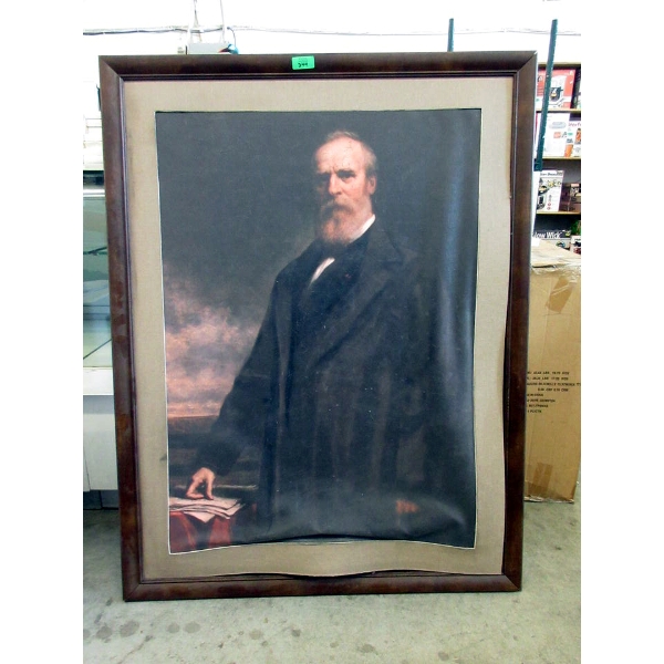Huge Framed Picture of Rutherford B Hayes