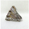 Image 3 : 12.8 Gram Estate Hand-Painted Mother of Pearl Ring 