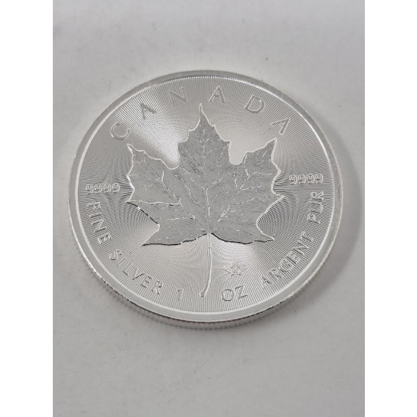 1 Oz .9999 Silver 2025 Canada Maple Leaf Coin