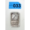Image 1 : 1 Oz .999 Silver Pan American NWTM Bar 