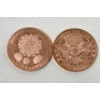 Image 2 : Ten .999 Copper 1 Oz. Covid Molecule Rounds