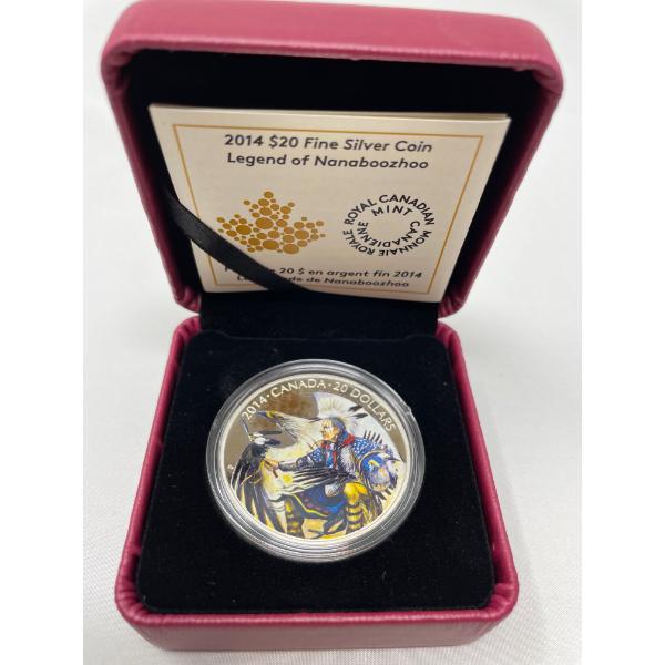 2014 .9999 Silver 1 Oz Legend of Nanaboozhoo Coin 