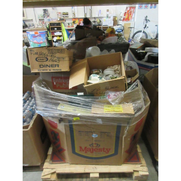 Skid of Preowned Storage Locker Goods