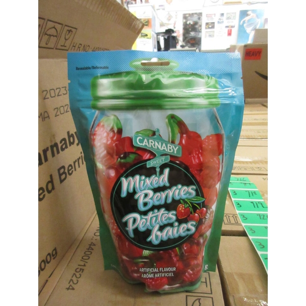 3 Cases of Carnaby "Mixed Berries" Gummies