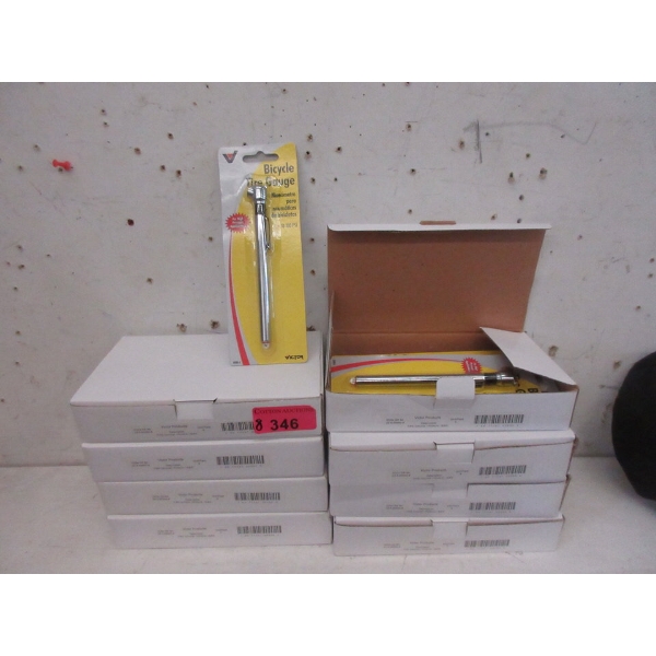 8 Boxes of 6 New Bicycle Tire Gauges