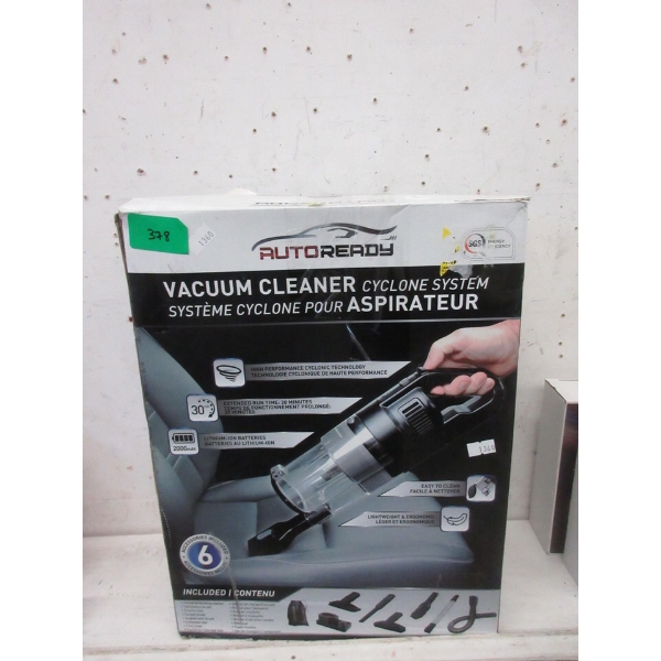Auto Ready Cordless Hand Vac