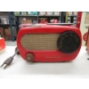 Image 1 : Vintage Red Metal Load Radio - Compact Design