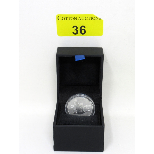 7.96 Gram .9999 Silver 2014 Canada Goose $20 Coin 