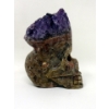 Image 4 : 98.7 Gram Amethyst Gemstone 3D Skull