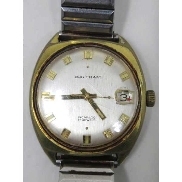 Vintage Waltham Incabloc 17 Jewel Wrist Watch